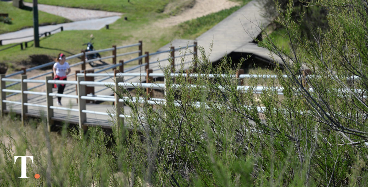 Realizan trabajos para mejorar la costanera de Villa Gesell