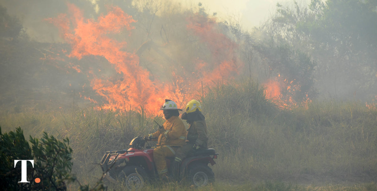 Muy alto riesgo de incendios forestales para Villa Gesell y la zona