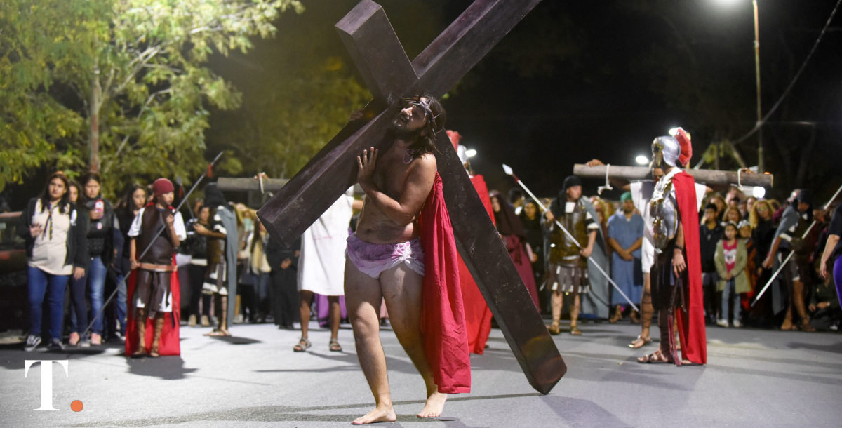Vía crucis viviente: se viene otra gran puesta en escena en Villa Gesell