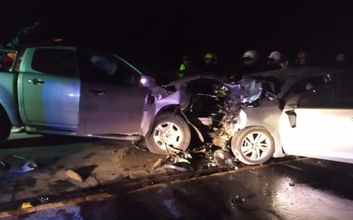 Siniestro vial fatal en ruta 11: tres muertos en un triple choque