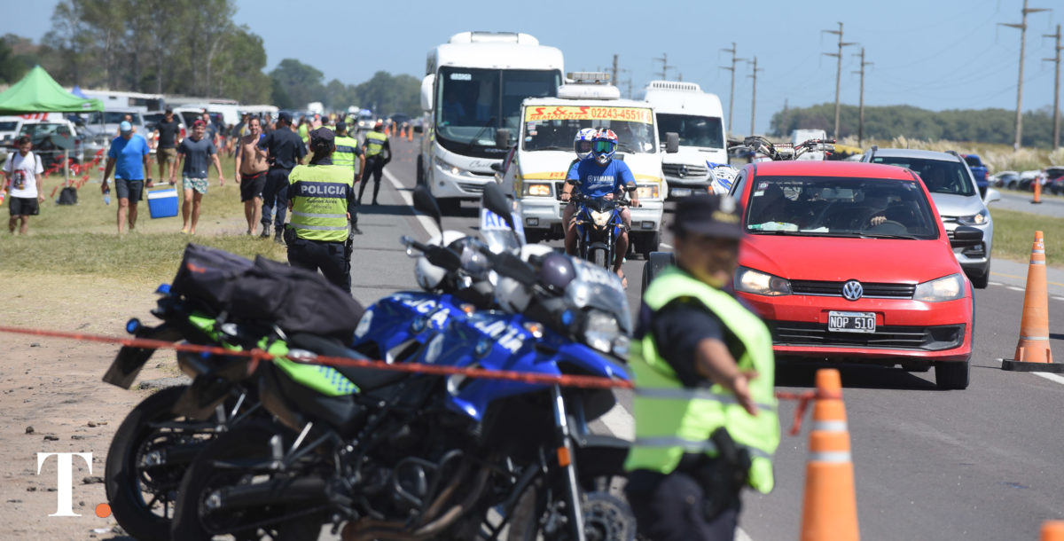 Controles por el Enduro del Verano en Villa Gesell: incautan cerca de 50 vehículos
