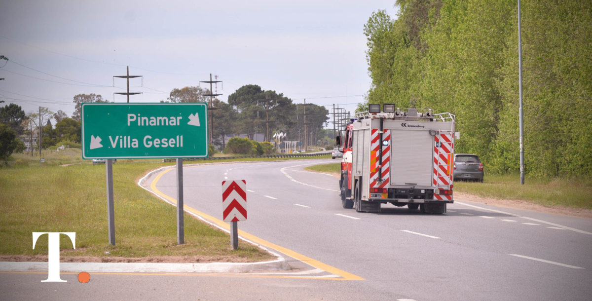 Incendio forestal en Pinamar: 40 hectáreas afectadas y tres familias evacuadas