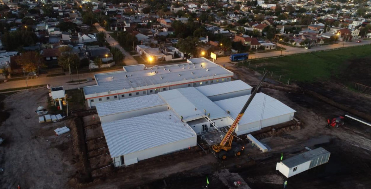 Finalizó la construcción de 12 hospitales modulares para atender coronavirus
