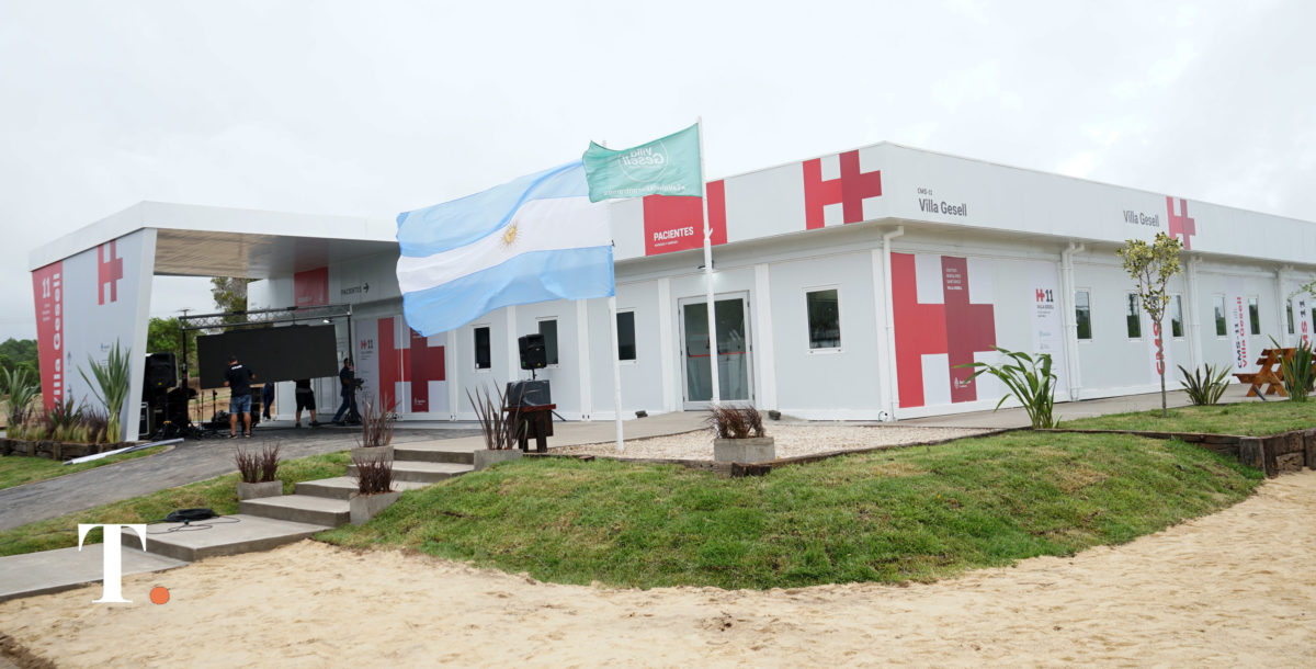 El hospital modular de Villa Gesell extiende su horario de atención