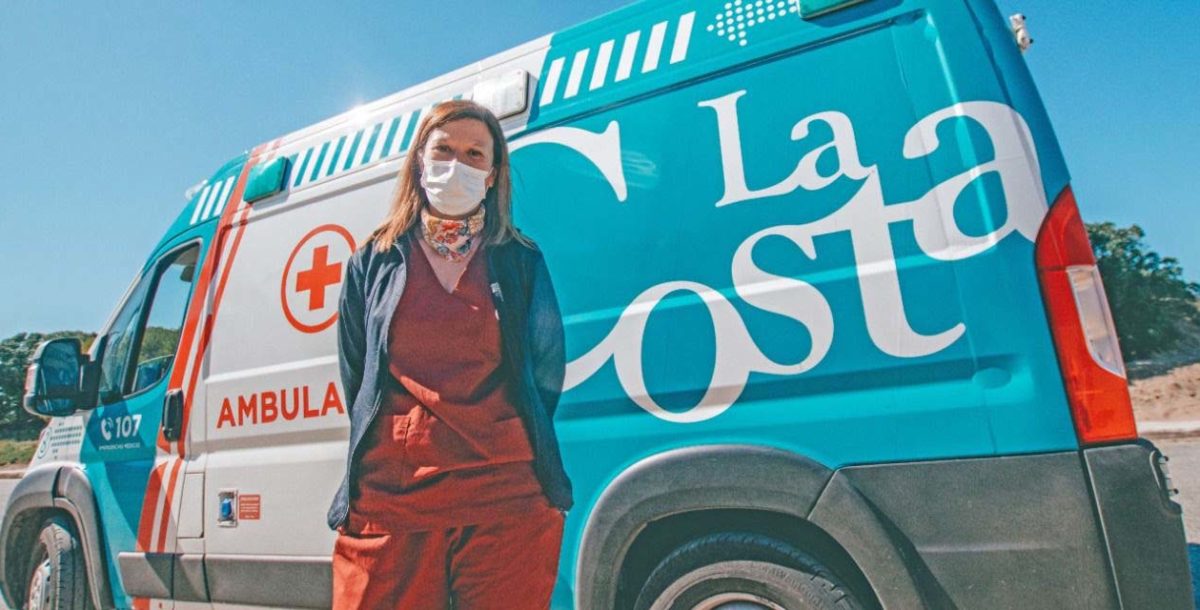 La Costa incorporó a la primera mujer como chofer de ambulancias