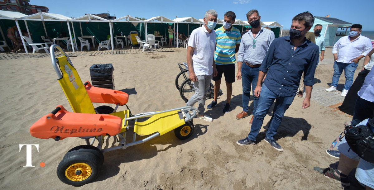 Las carpas de la playa integrada de Villa Gesell tuvieron ocupación plena