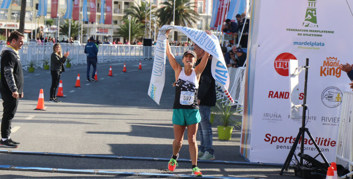 La pinamarense Candela Cerrone ganó la maratón de Mar del Plata