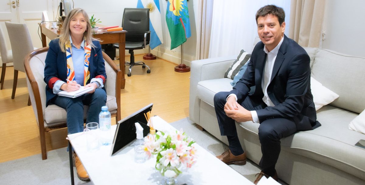 Cristina Álvarez Rodríguez recibió al intendente de La Costa