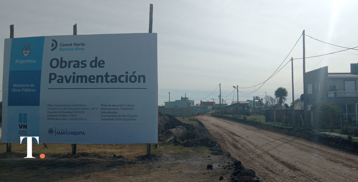 Camet Norte: cambia el recorrido del 221 por avances en la pavimentación
