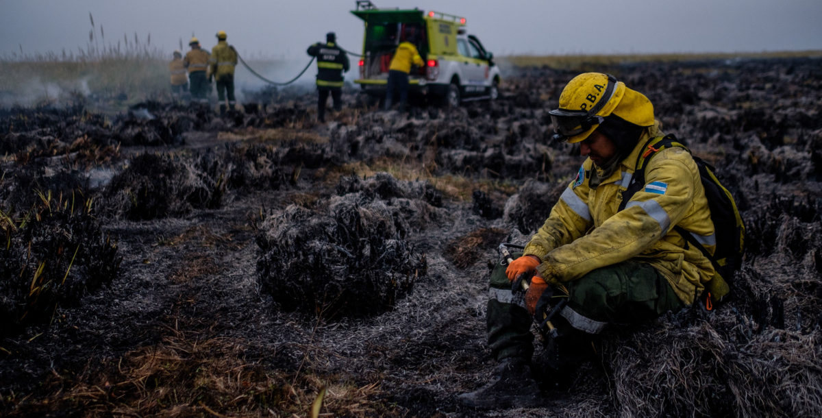 Incendio en la reserva de Mar Chiquita: convocan a gritar por un “alto al fuego”