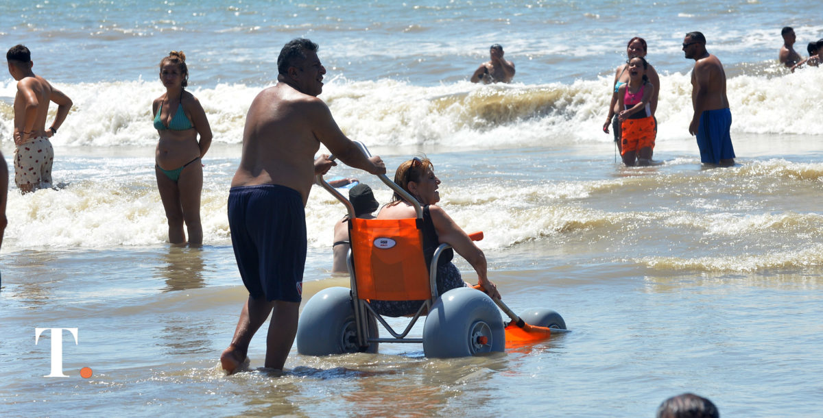 Playa integrada en Villa Gesell: un espacio para disfrutar del mar sin barreras