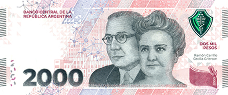 El BCRA puso en circulación el billete de 2.000 pesos de curso legal