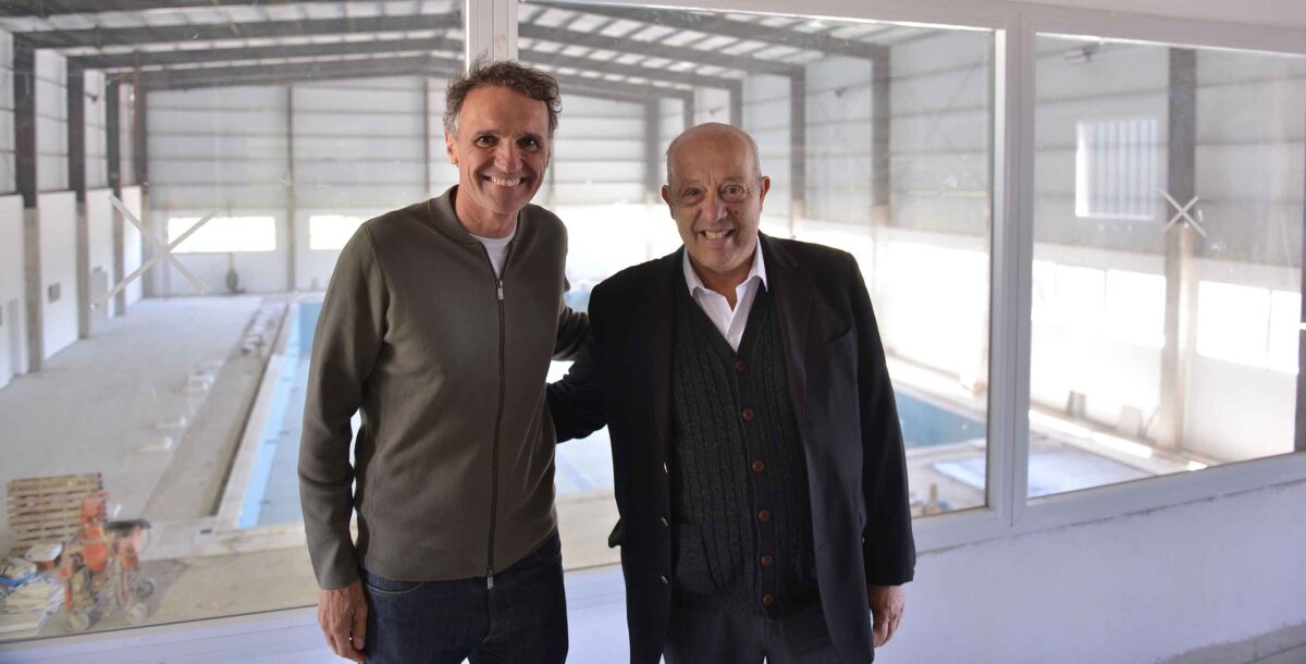 Katopodis y Paredi confirman que el natatorio de Santa Clara del Mar se inaugura en diciembre