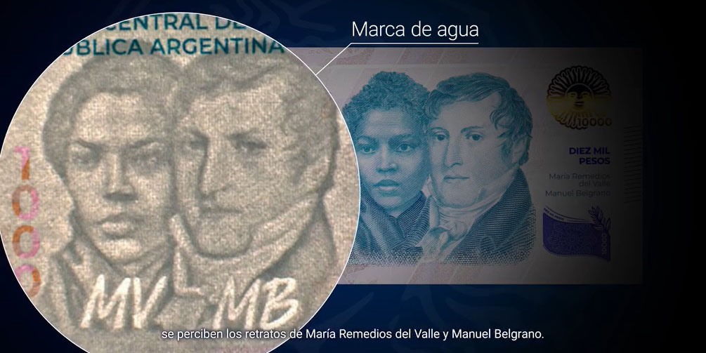 Está en circulación el nuevo billete de $10.000: cómo detectar uno falso