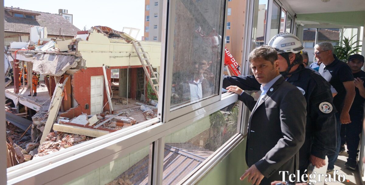 Kicillof en Villa Gesell: “Vamos a trabajar para establecer qué ocasionó tamaña tragedia”