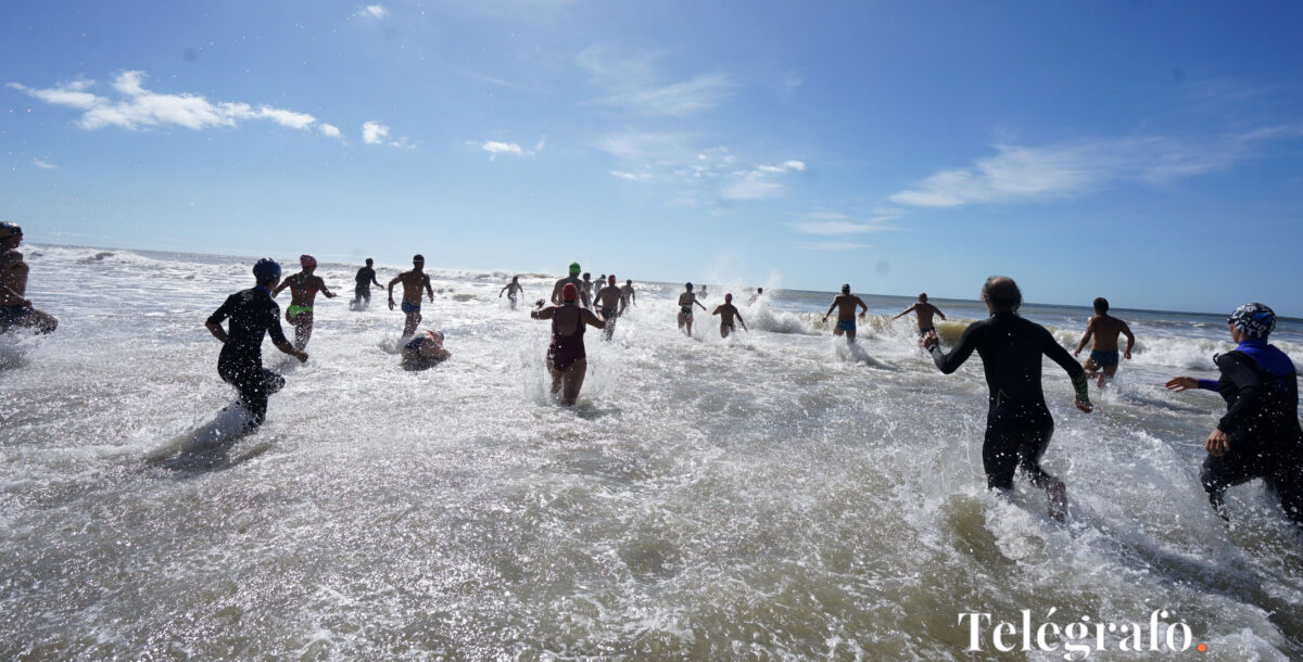 Imágenes de la prueba de la rompiente, la gran disputa acuática de Villa Gesell