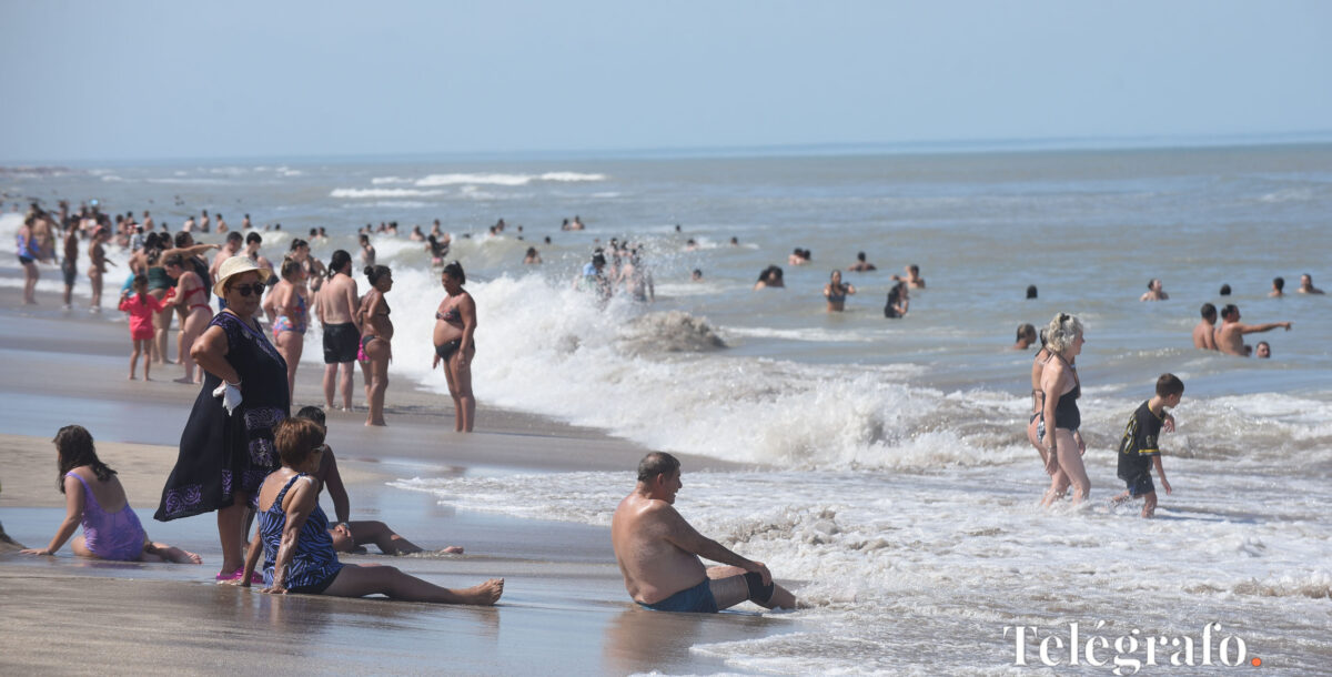 En la costa atlántica bonaerense el calor se alarga hasta el 31 de diciembre