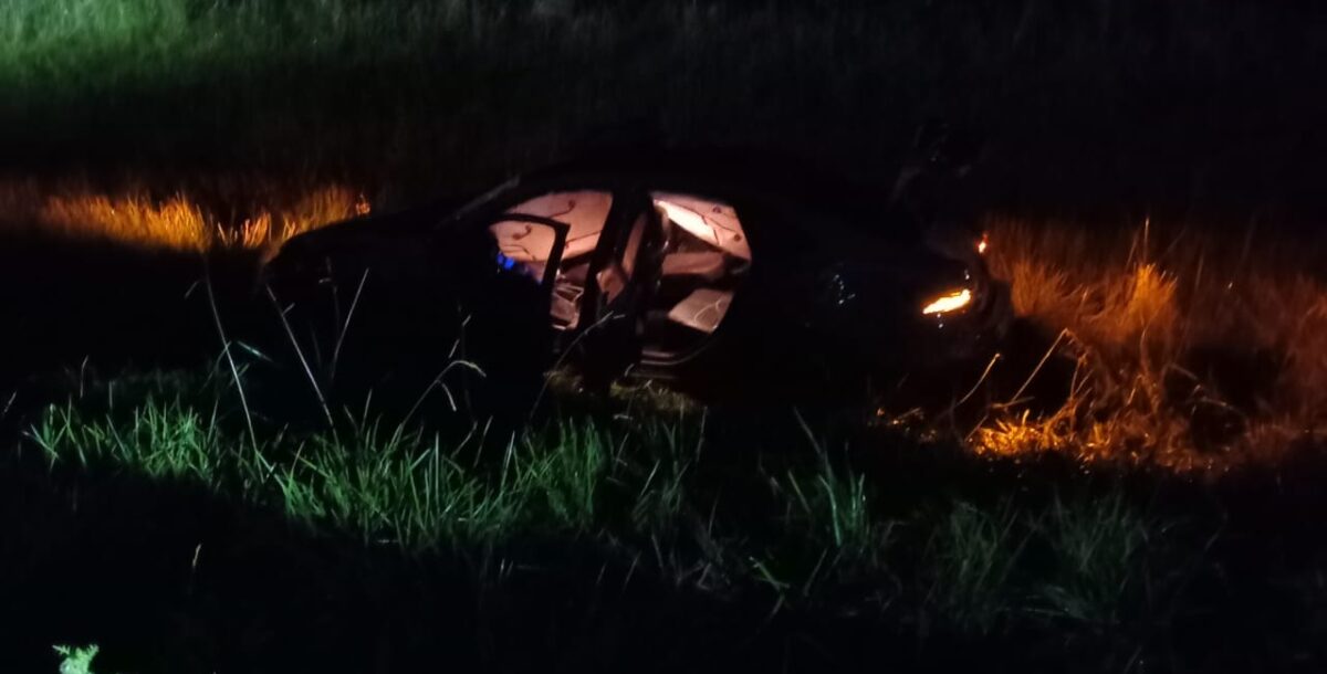 Circulaban por ruta 2 en el mismo sentido y colisionaron: cuatro lesionados