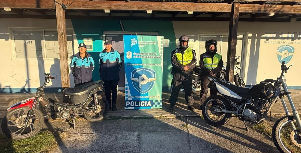 Dos aprehendidos en ruta 11 por correr picadas en moto