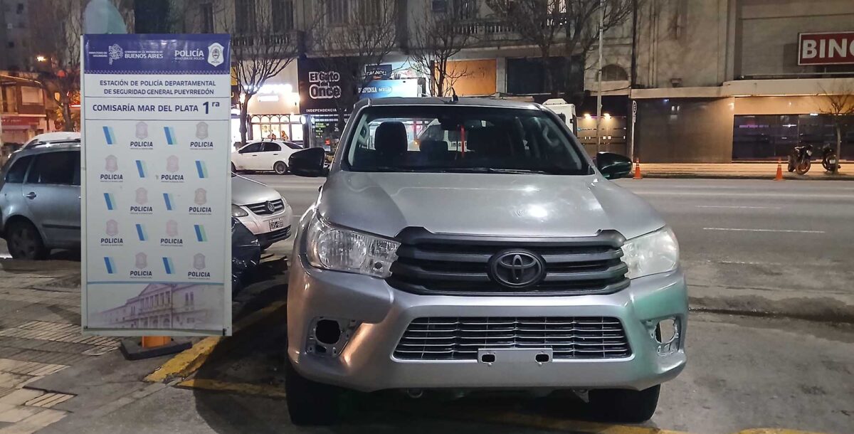 Viudas negras: encontraron en Villa Gesell una camioneta robada en Mar del Plata