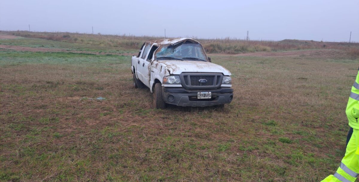Protagonizó un vuelco en ruta 11 tras despistar al mando de una 4×4