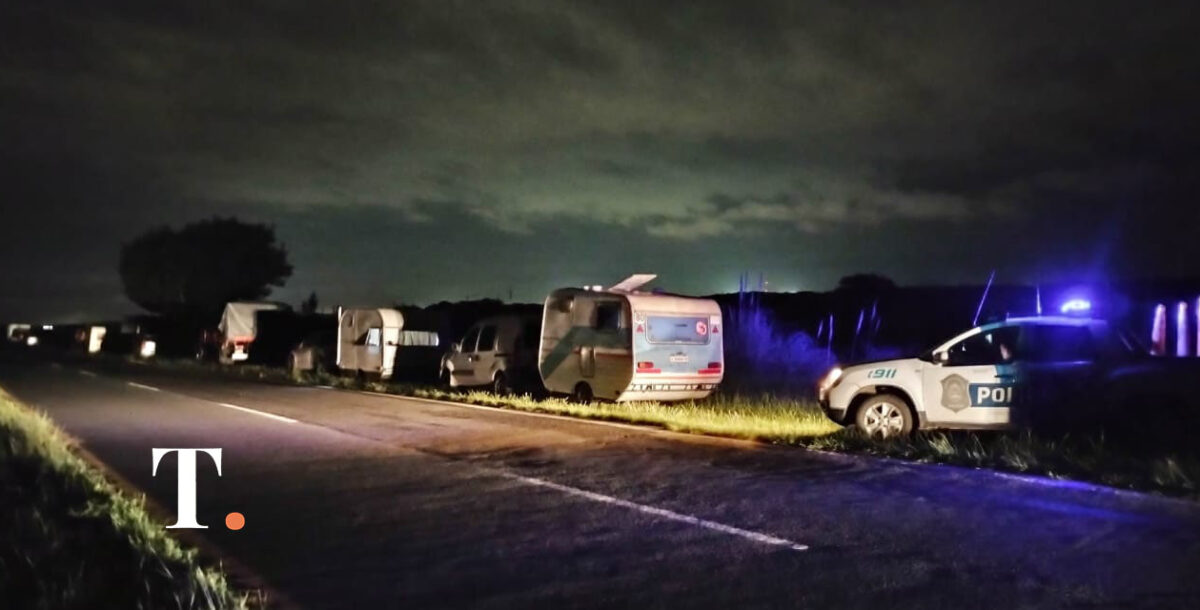 Fiesta del Talar: gran despliegue policial en ruta 74 ante la masiva concurrencia