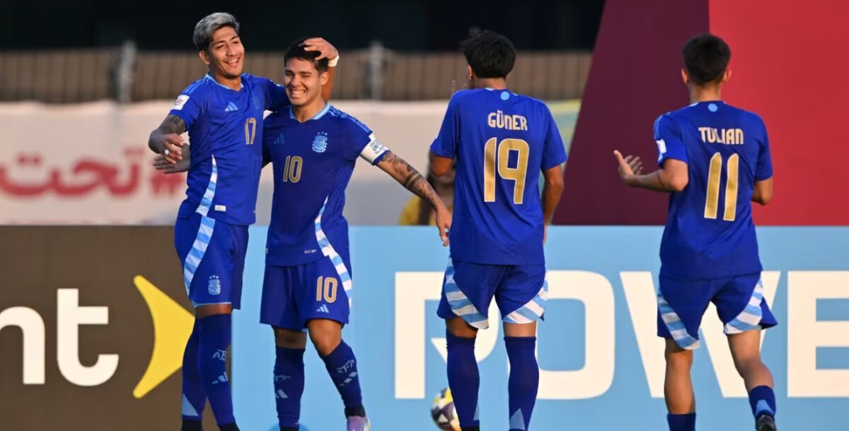 Mundial de fútbol sub-17: Argentina le metió 7 a Fiyi y va por los 16avos de final